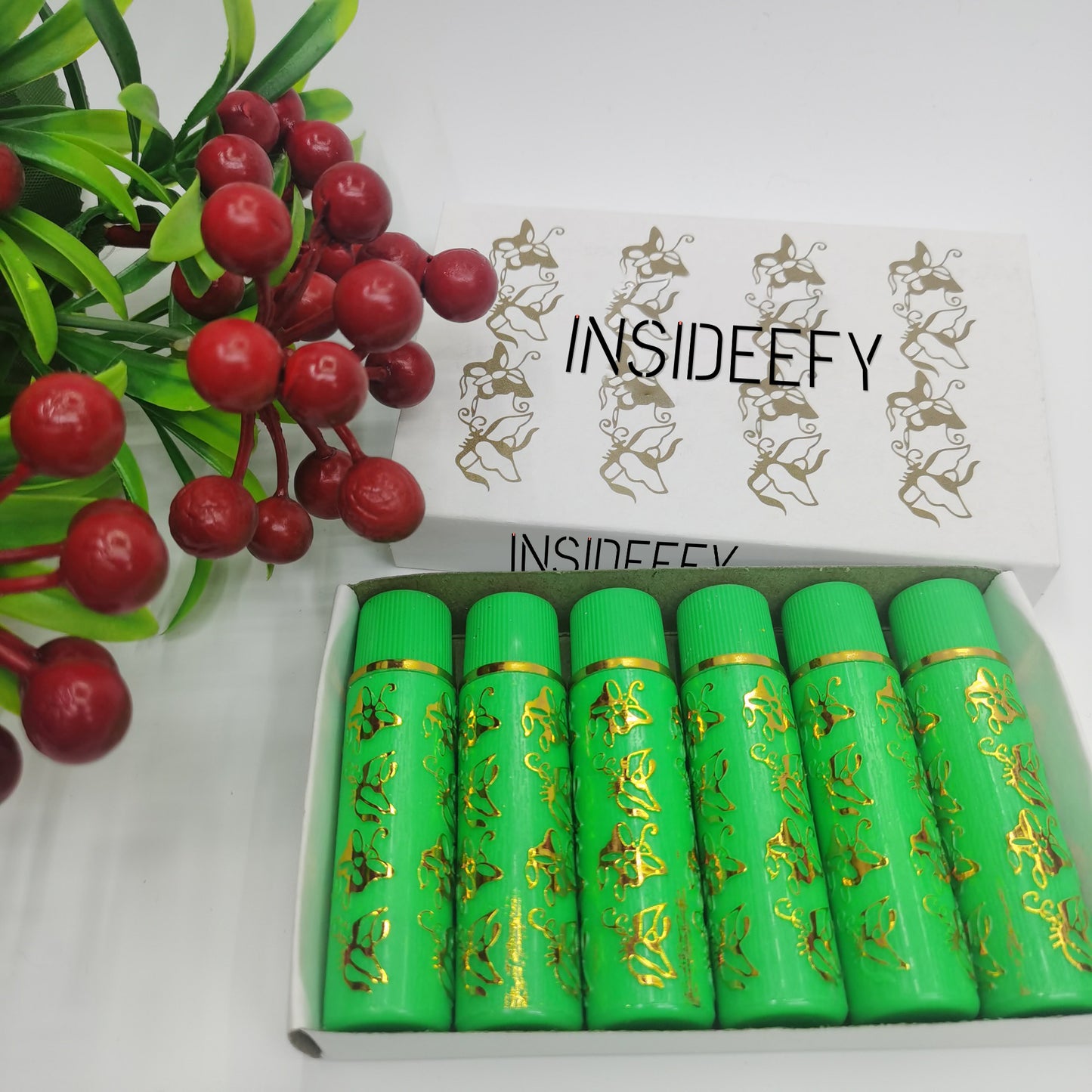 Six-piece Green Color-changing Lipstick