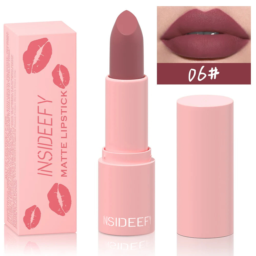 Matte Velvet Lipstick White Long-lasting