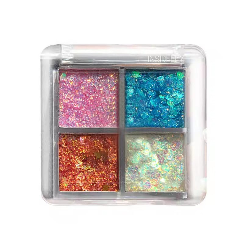 Mini 4-Color Glitter Eyeshadow Palette