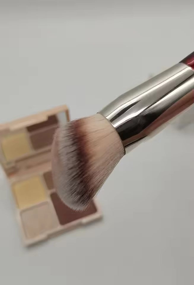 Contoured Foundation Makeup Brushes