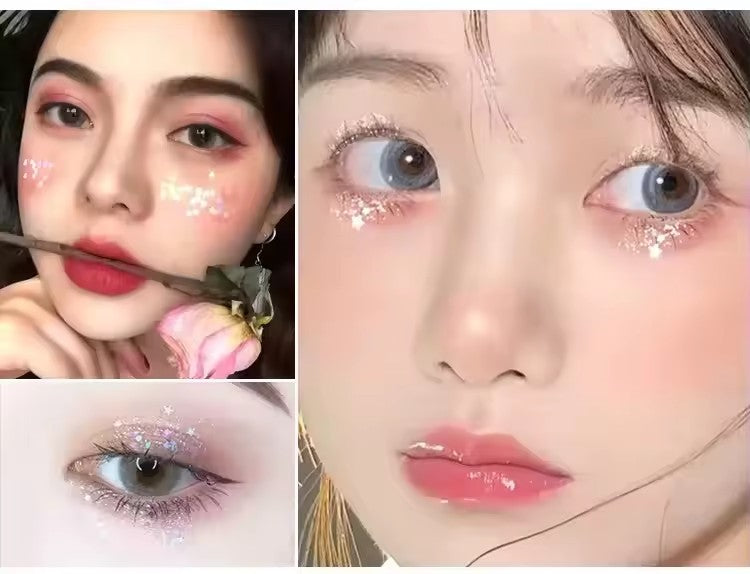 Mini 4-Color Glitter Eyeshadow Palette