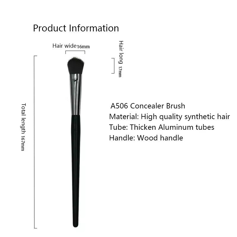 Contoured Foundation Makeup Brushes