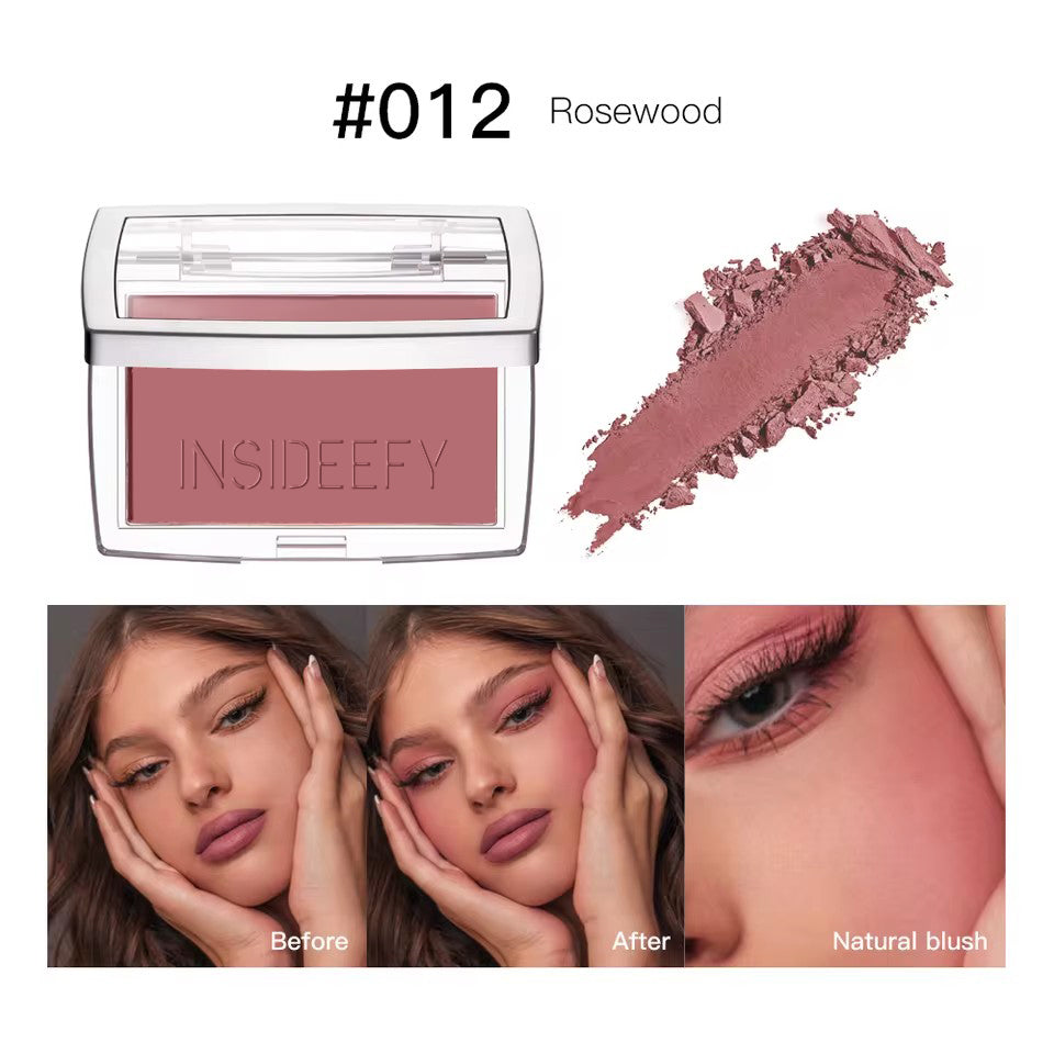 6 Colors Matte Embossed Blush Rosy Blusher