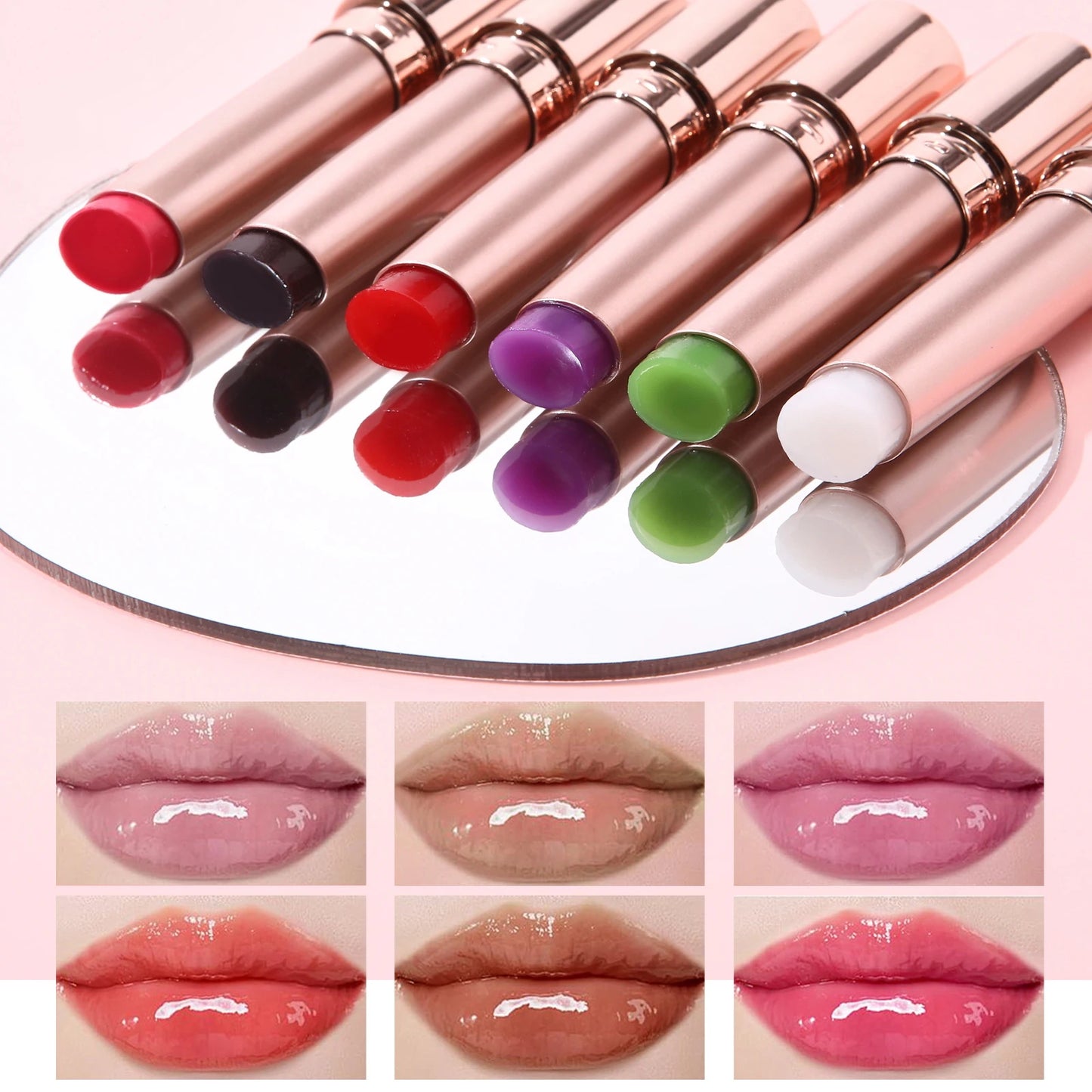 6-Color Anti-Chapping Moisturizing Lipstick
