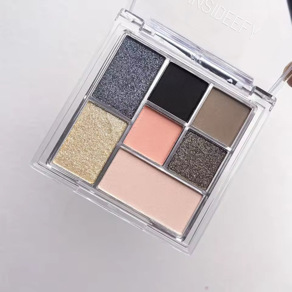 Colorful Black Eyeshadow Palette
