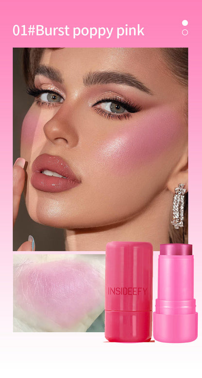 Naturally Brightening Gel Blush And Contour Lipstick