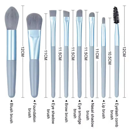Makeup Brushes 8Pcs Set Travel Makeup Brush