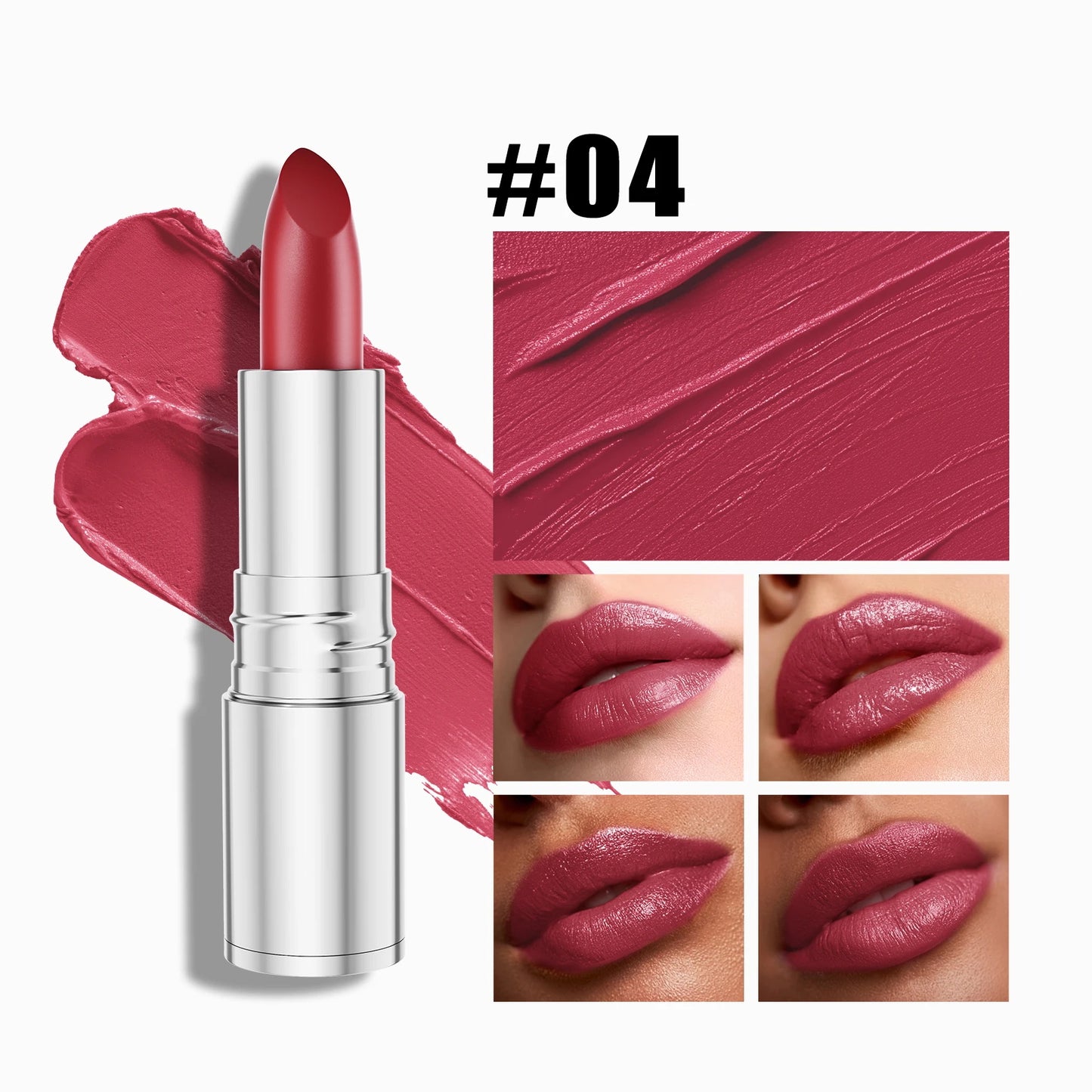Smooth Matte Lip Color Waterproof Smudge-proof Lipstick