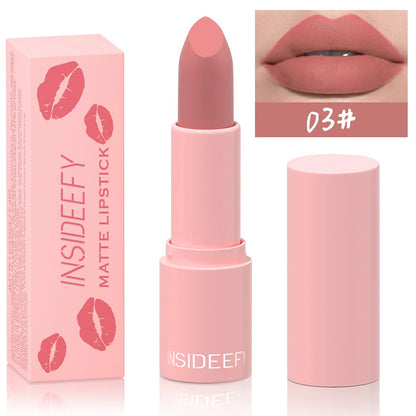 Matte Velvet Lipstick White Long-lasting