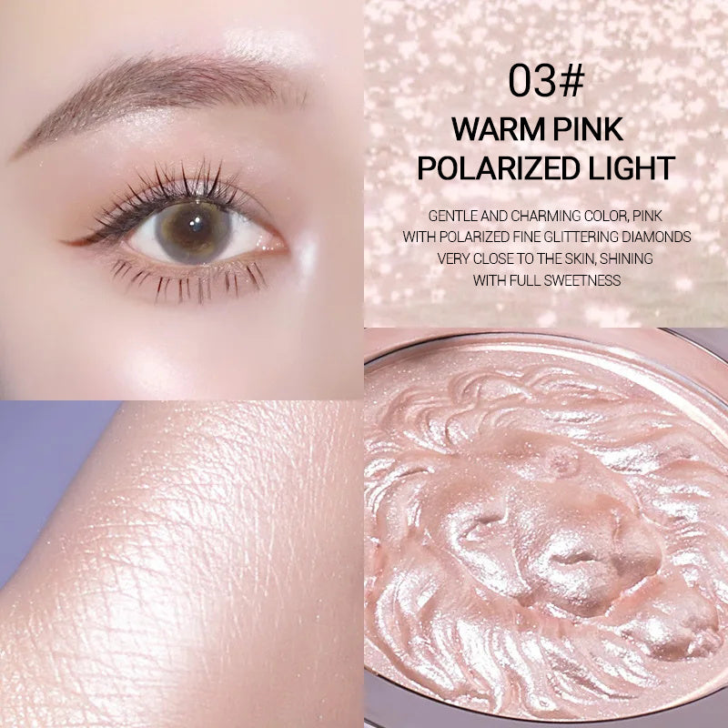 High Glossy Face Illuminator Highlighting
