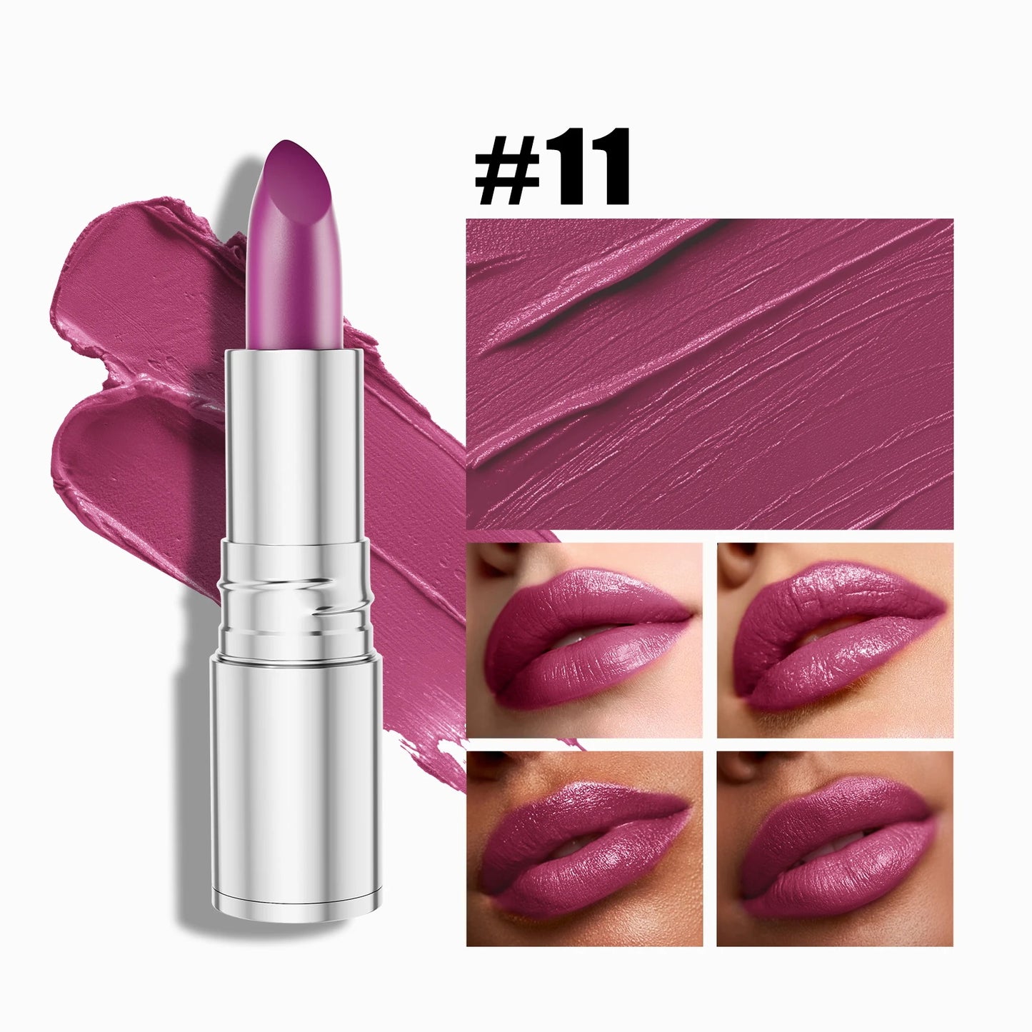 Smooth Matte Lip Color Waterproof Smudge-proof Lipstick