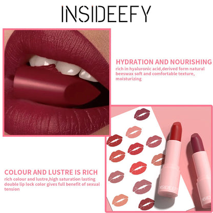 Matte Velvet Lipstick White Long-lasting